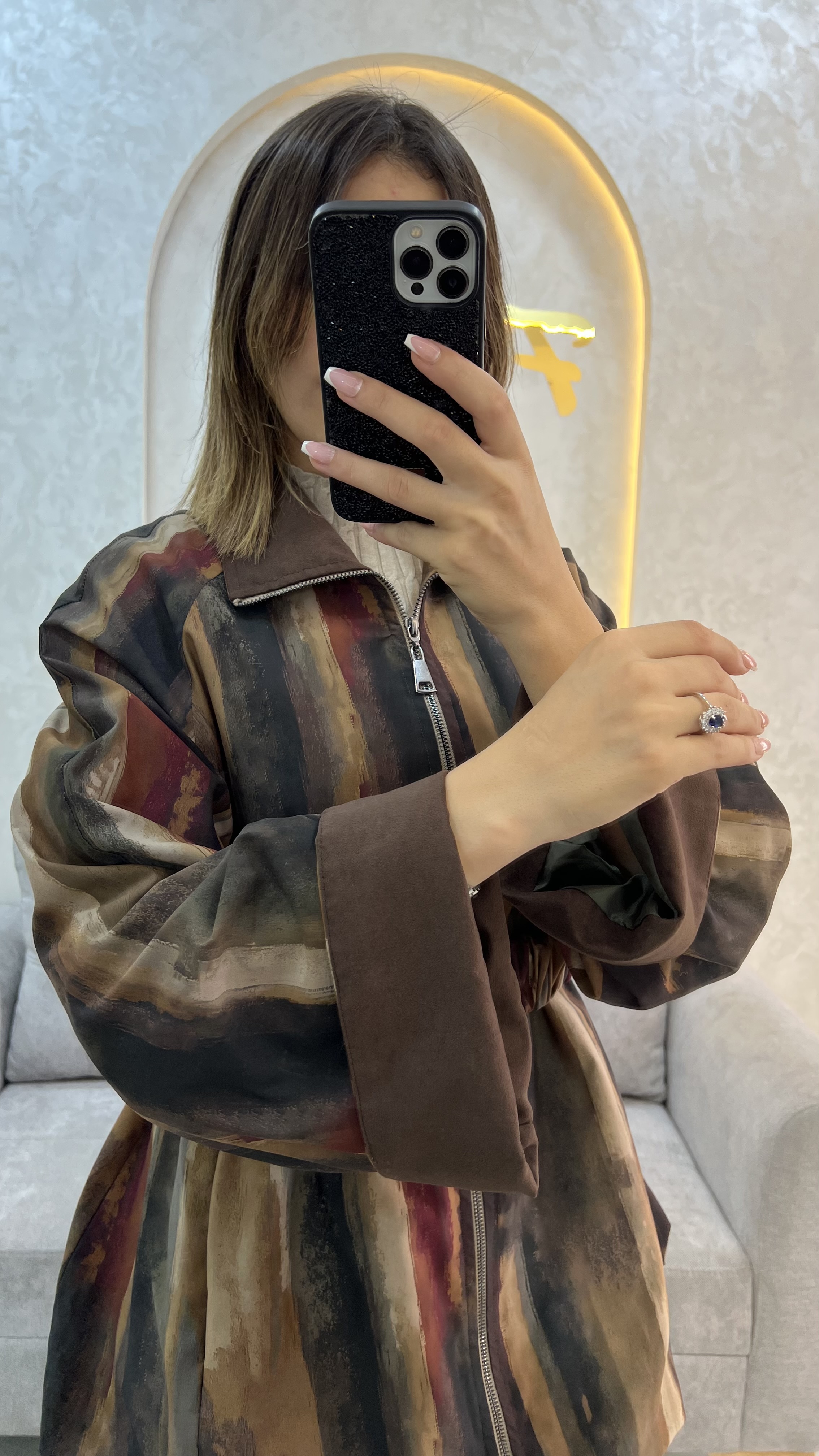 Belted Jacke