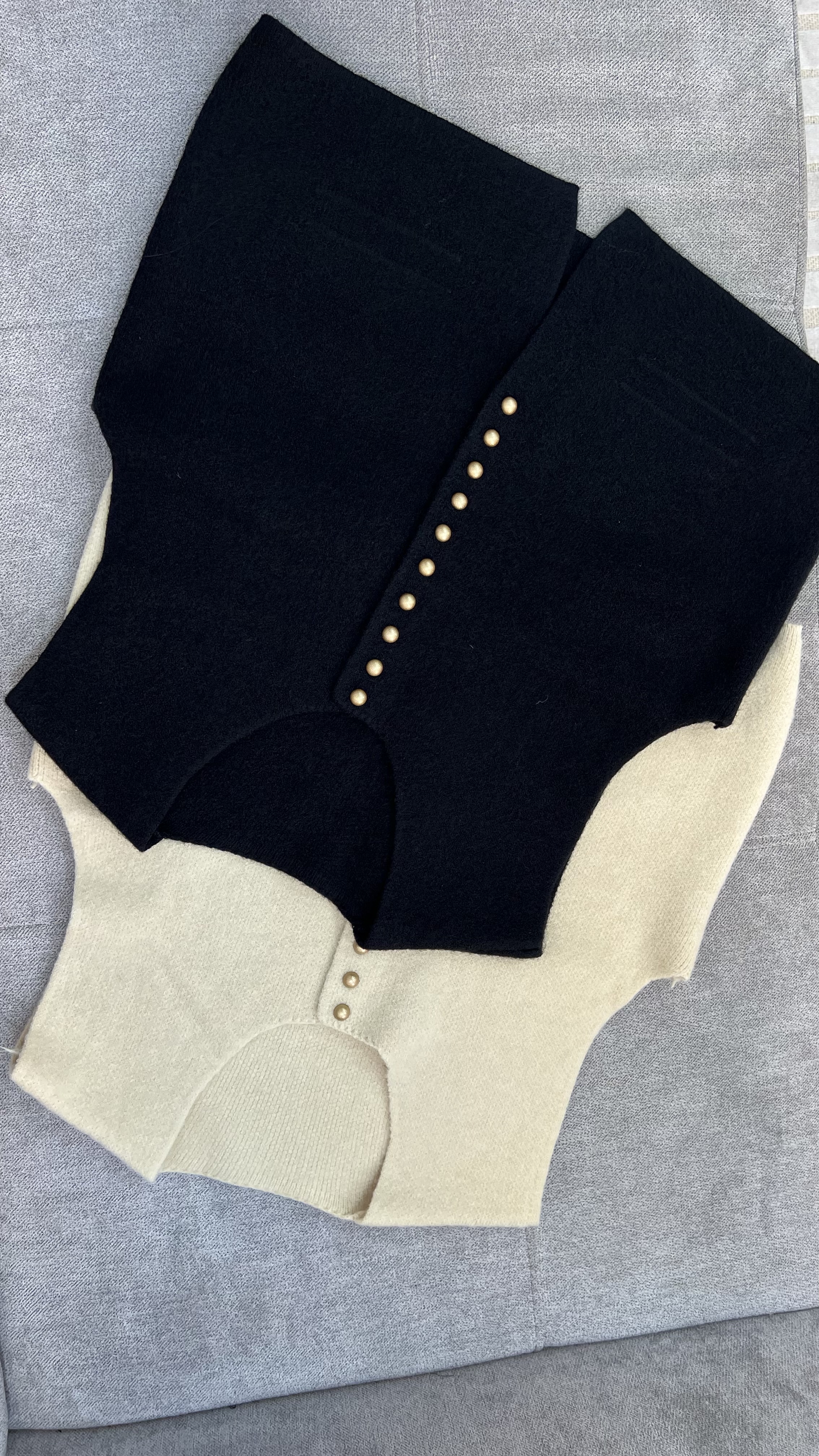 Cardigan bouton Doré