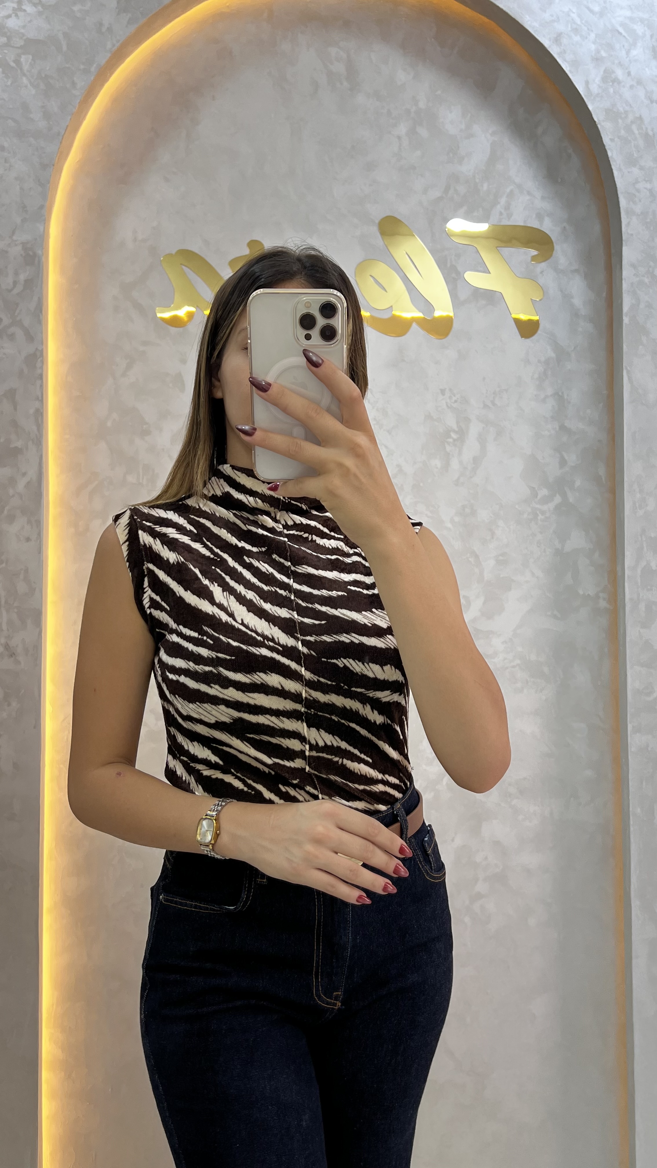 Crop top tiger