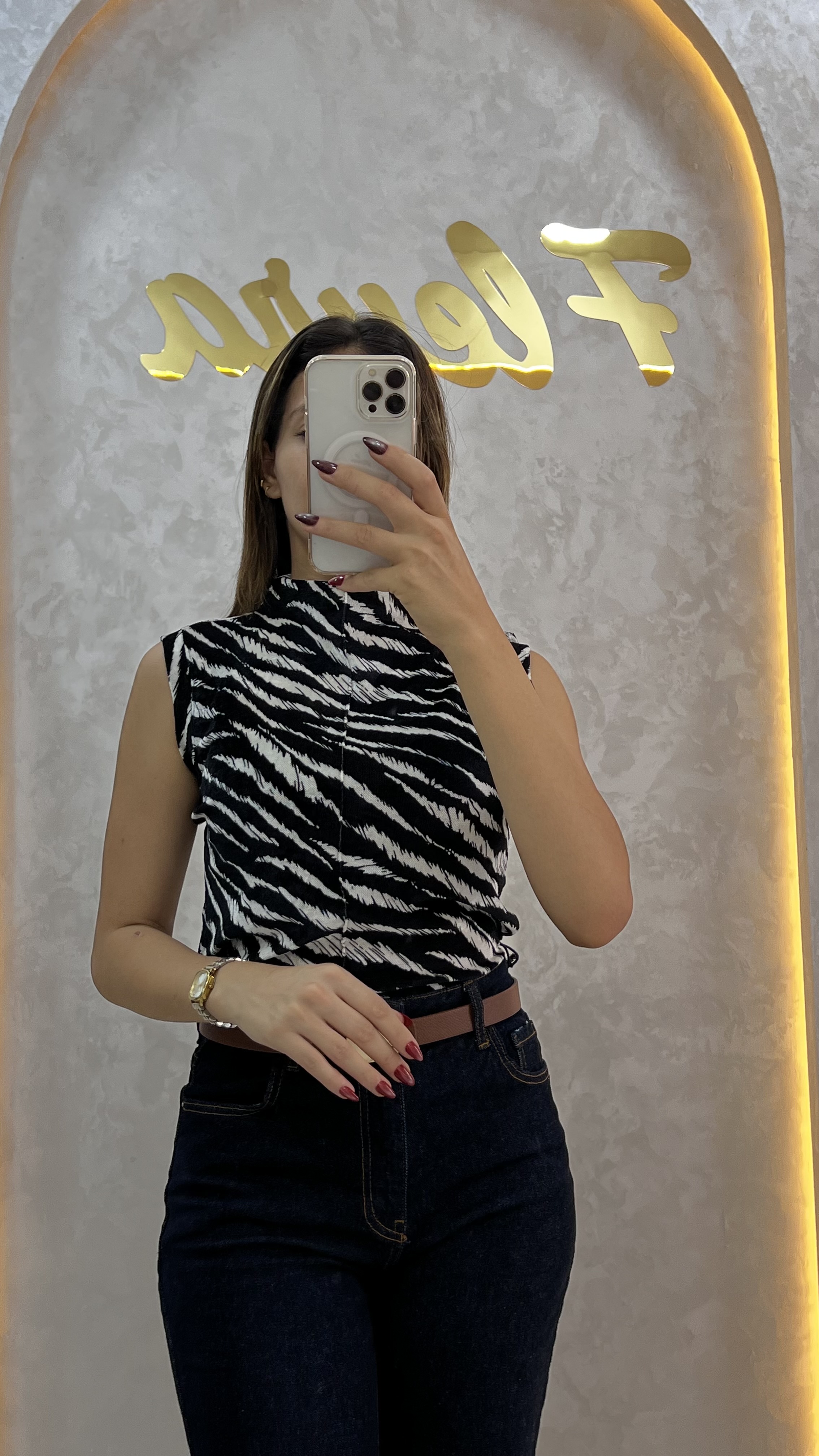 Crop top tiger