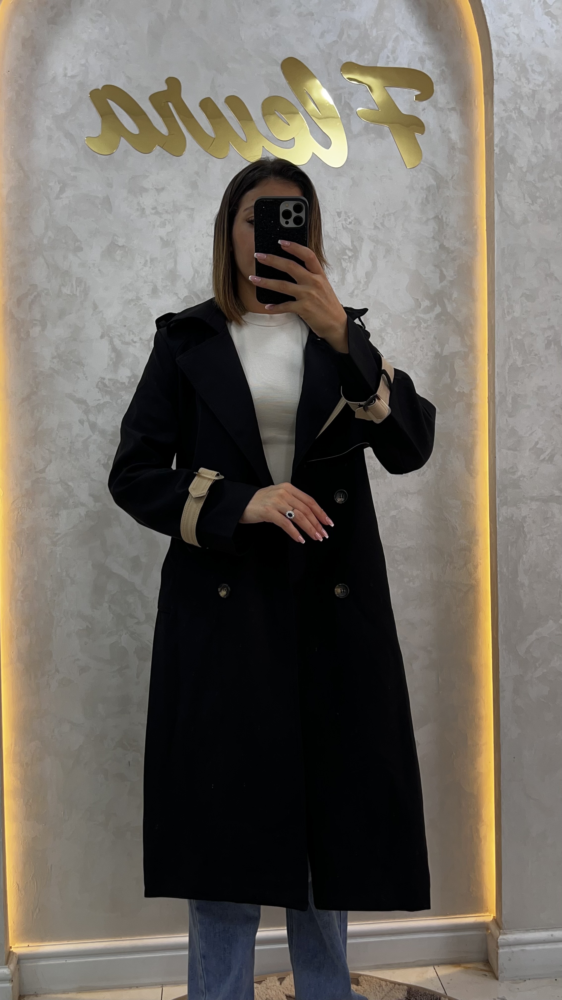 Tranch avec Ceinture.