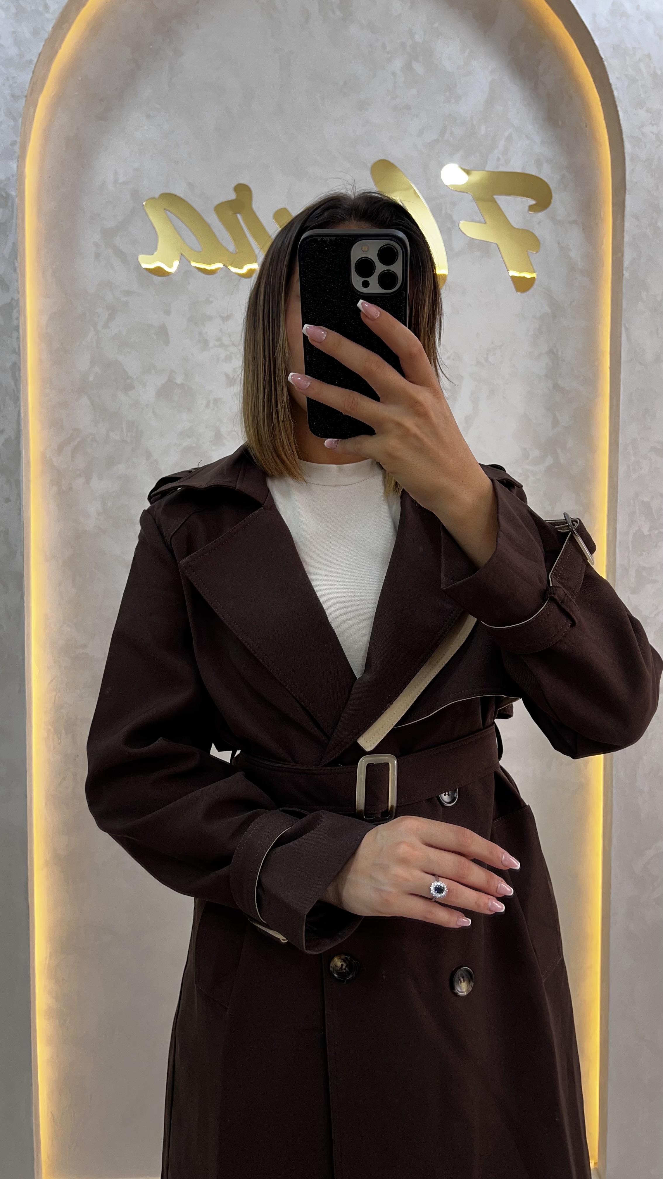 Tranch avec Ceinture.